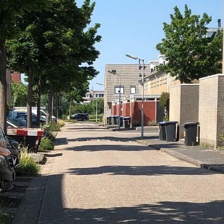 straat in Schrijfstersbuurt Zaandam