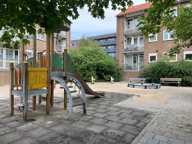 Foto van huidige speelplaats Serooskerkestraat